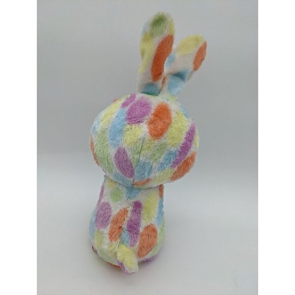 Ty Beanie Boo Bloomy plush bunny rabbit pink purple glitter eyes ears feet  12" - Picture 4 of 8